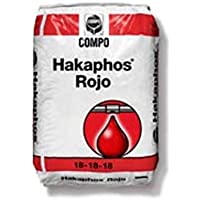 Todo Cultivo Hakaphos® Rojo abono para riego o hidropponia. Saco de 25 Kilos. Fórmula Recomendada para la floración y el…